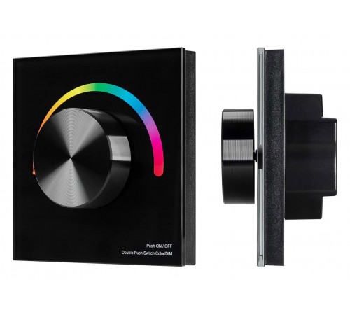 Панель-регулятора цвета RGB роторный встраиваемый Arlight 033757 SMART Панель-регулятора цвета RGB роторный встраиваемый Arlight 033757 SMART