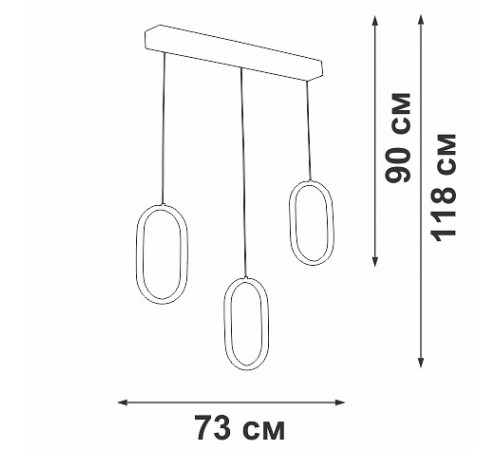 Подвесной светильник Vitaluce V3049-1/3S V3049 Подвесной светильник Vitaluce V3049-1/3S V3049