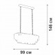 Подвесная люстра Vitaluce V5353-8/19 V5353