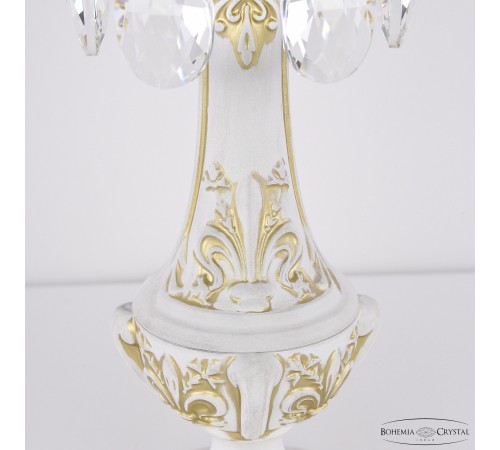 Настольная лампа декоративная Bohemia Ivele Crystal AL78100L/1-32 WMG AL7801 Настольная лампа декоративная Bohemia Ivele Crystal AL78100L/1-32 WMG AL7801