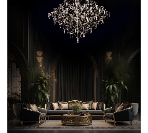 Подвесная люстра Loft it 10259/1000 Gold Asfour Mira