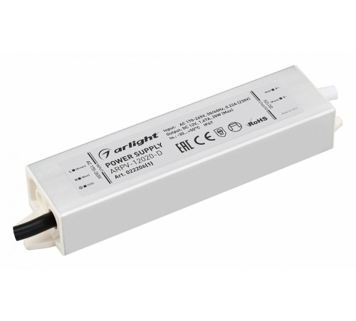 Блок питания с проводом Arlight 022206(1) Блок питания с проводом Arlight 022206(1)