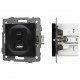 Механизм розетки 2хUSB type A и C Arlight 49838 SCT