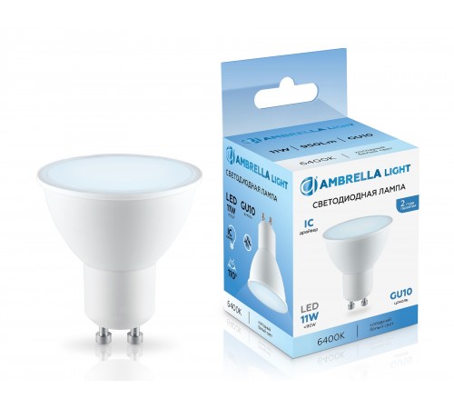 Лампа светодиодная Ambrella Light 181106 MR16 Лампа светодиодная Ambrella Light 181106 MR16
