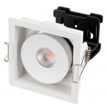 Встраиваемый светильник Arlight 026874 CL-SIMPLE-S80x80-9W Warm3000 (WH, 45 deg)