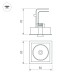Встраиваемый светильник Arlight 026874 CL-SIMPLE-S80x80-9W Warm3000 (WH, 45 deg)