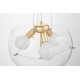 Подвесной светильник LUMINA DECO LDP 6018-400 PR+F.GD Globo
