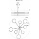 Люстра на штанге MyFar MR1221-8CL Eva