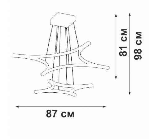 Подвесной светильник Vitaluce V2511DT-0/4+4S V2511DT Подвесной светильник Vitaluce V2511DT-0/4+4S V2511DT