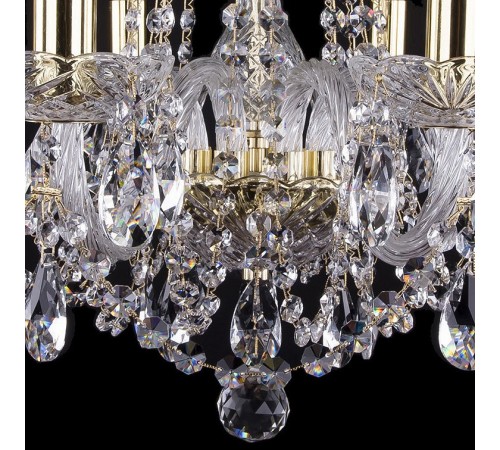 Подвесная люстра Bohemia Ivele Crystal 1402/8/195/G/tube 1402 Подвесная люстра Bohemia Ivele Crystal 1402/8/195/G/tube 1402