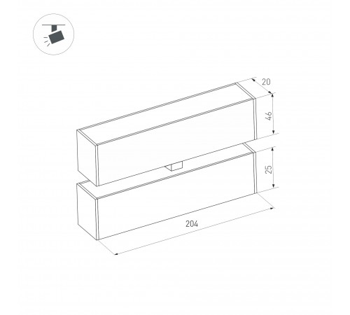 Накладной светильник Arlight 034235 MAG-25 Накладной светильник Arlight 034235 MAG-25