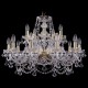 Подвесная люстра Bohemia Ivele Crystal 1411/10+5/240/G/Balls 1411