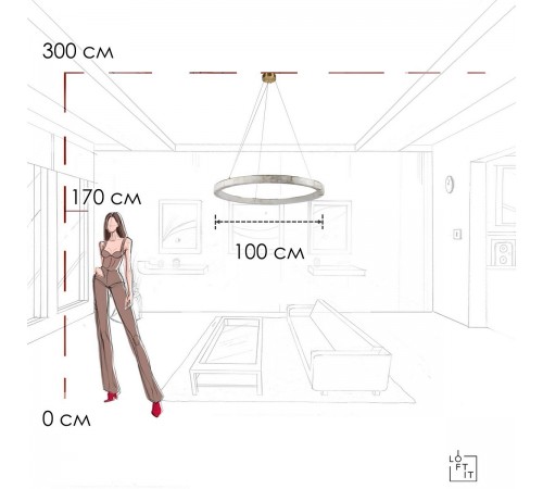 Подвесной светильник Loft it 10408/1000 Mondrian Подвесной светильник Loft it 10408/1000 Mondrian