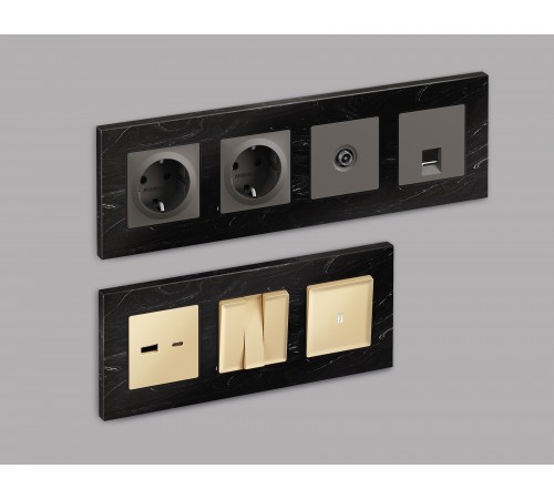 Рамка на 2 поста Ambrella Volt AF930702 Grand