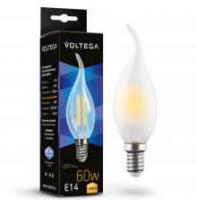 Лампа светодиодная Voltega 7210 Candel wind matt 6W
