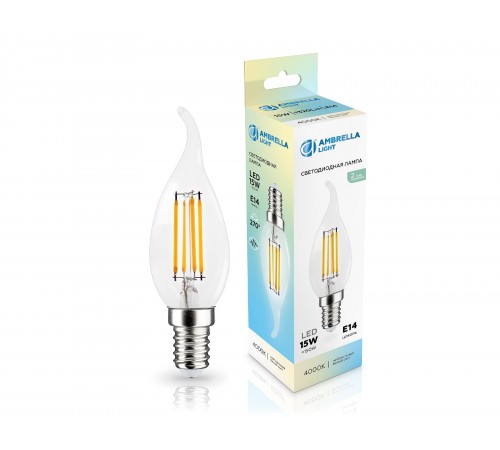 Лампа светодиодная Ambrella Light 351524 C35 Лампа светодиодная Ambrella Light 351524 C35