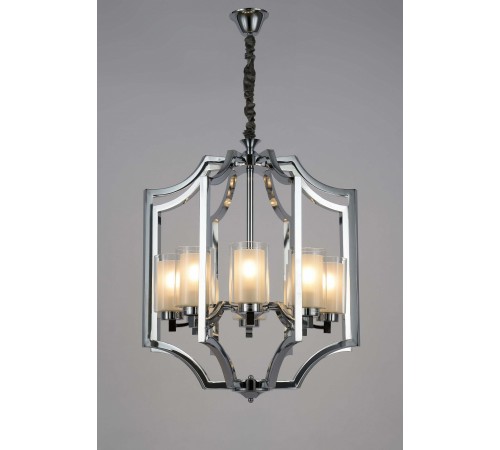 Подвесная люстра LUMINA DECO LDP 1224-8 CHR Vigatto Подвесная люстра LUMINA DECO LDP 1224-8 CHR Vigatto