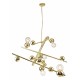 Подвесная люстра Indigo 11033/5P Gold Saldo