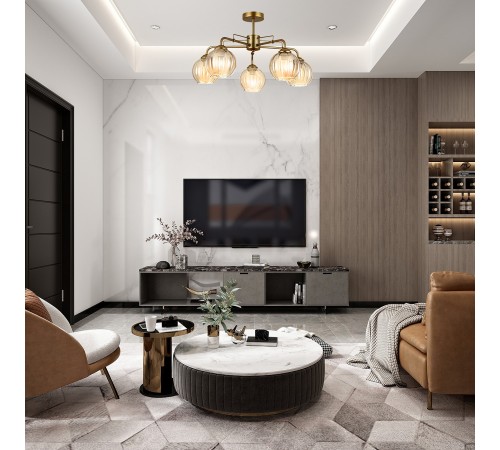Люстра на штанге Escada 1135/5P Clever Люстра на штанге Escada 1135/5P Clever
