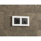 Накладка для розетки RJ-11 или RJ-45 Ambrella Volt AP9120 Quant