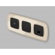 Накладка для розетки RJ-11 или RJ-45 Ambrella Volt OP8120 Quant