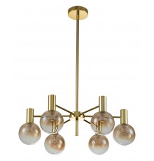 Люстра на штанге Indigo 13015/6R Gold Collana