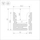 Профиль встраиваемый Arlight 038356 FLOOR