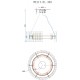 Подвесной светильник Wertmark WE117.01.303 Patricia