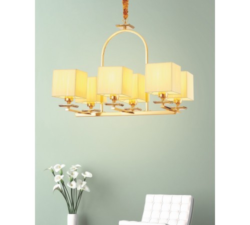 Подвесная люстра LUMINA DECO LDP 17100-6 GD Liniano Подвесная люстра LUMINA DECO LDP 17100-6 GD Liniano