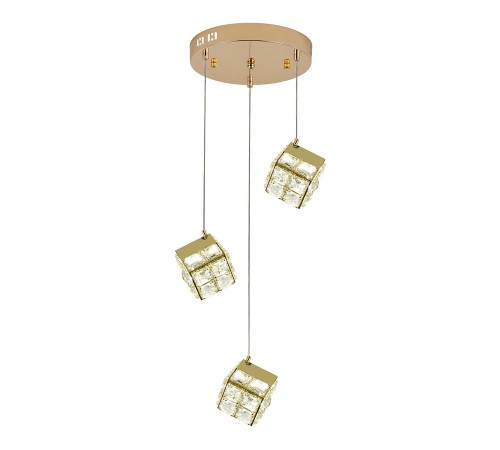 Подвесной светильник Indigo 12048/3P Gold Radioso Подвесной светильник Indigo 12048/3P Gold Radioso