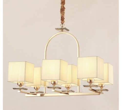 Подвесная люстра LUMINA DECO LDP 17100-6 GD Liniano Подвесная люстра LUMINA DECO LDP 17100-6 GD Liniano