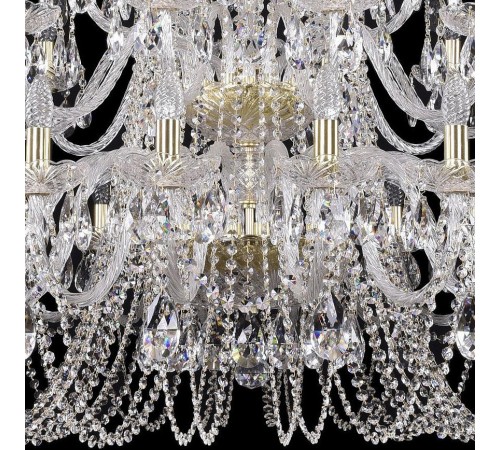Подвесная люстра Bohemia Ivele Crystal 1402/20+10+5/400/2d/G 1402 Подвесная люстра Bohemia Ivele Crystal 1402/20+10+5/400/2d/G 1402