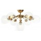 Люстра на штанге LUMINA DECO LDC 8040-7 F.GD+PR Devoli