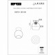 Накладной светильник iLamp C6079-1 BK+SM Mono