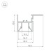 Профиль встраиваемый Arlight 23864 Foled-Ceil-Side