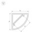 Профиль Arlight 023166 WPH-KANT-H16-2000 OPAL