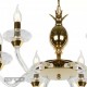 Подвесная люстра iLamp YT2049-8 GD+Cear Flo