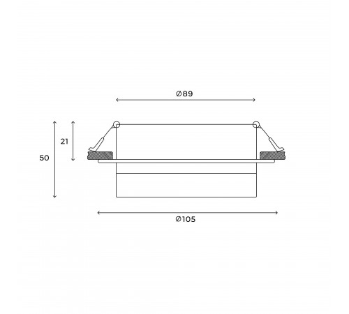 Встраиваемый светильник Hesby Lighting HSBL_0129 Nimbus Встраиваемый светильник Hesby Lighting HSBL_0129 Nimbus