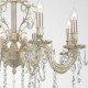 Подвесная люстра Lucia Tucci BARLETTA 1730.8 cream white Barletta
