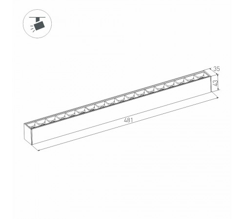 Встраиваемый светильник Arlight 032649 MAG-45 Встраиваемый светильник Arlight 032649 MAG-45