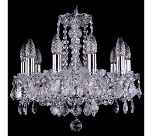 Подвесная люстра Bohemia Ivele Crystal 1402/10/141/Ni/Leafs 1402 Подвесная люстра Bohemia Ivele Crystal 1402/10/141/Ni/Leafs 1402