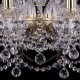 Подвесная люстра Bohemia Ivele Crystal 1411/10+5/240/G/Balls 1411