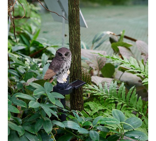 Птица световая Uniel UL-00011605 BROWN OWL