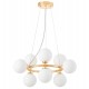 Подвесная люстра LUMINA DECO LDP 6033-9 FGD MARSIADA