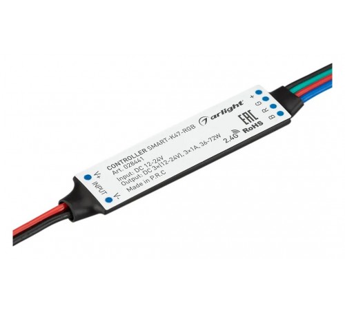 Контроллер-регулятор цвета RGB Arlight 028441 SMART Контроллер-регулятор цвета RGB Arlight 028441 SMART