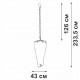 Подвесная люстра Vitaluce V5311-0/13 V5311