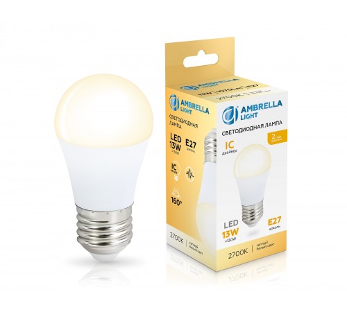 Лампа светодиодная Ambrella Light 451303 G45 Лампа светодиодная Ambrella Light 451303 G45