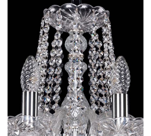Подвесная люстра Bohemia Ivele Crystal 1402/12/240/Ni 1402 Подвесная люстра Bohemia Ivele Crystal 1402/12/240/Ni 1402