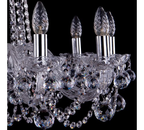 Подвесная люстра Bohemia Ivele Crystal 1402/10/240/Ni/Balls 1402 Подвесная люстра Bohemia Ivele Crystal 1402/10/240/Ni/Balls 1402