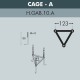 Наземный высокий светильник Fumagalli E35.162.000.VYH27 Noemi